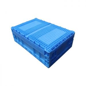 Durable foldable plastic storage box for wholesale