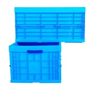 caja de almacenamiento plegable blanca
