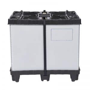 cajas plegables de plástico gaylord con Divide